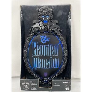 New Disney Halloween HAUNTED MANSION‎ Musical Lighted Wall Plaque Gemmy